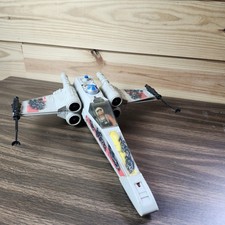 Vintage 1978 Star Wars Battle Damaged X-Wing Fighter W/Luke Skywalker *Read*