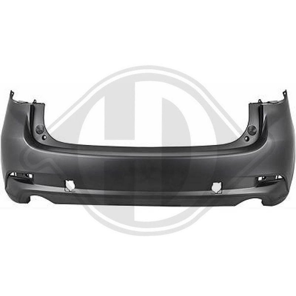 1X StoßFäNger Diederichs 5620155 FüR Mazda FüR Fahrzeuge Ohne Einparkhilfe Hinte-image
