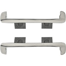 1955-1957 Chevy Nomad Wagon Tailgate Hinge Trim Molding Pair 1955-1957 Chevy Nomad Wagon Tailgate Hinge Trim Molding Pair