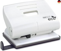 Rapesco 1522 Eco 2-Fach Locher, 22 Blatt KapazitäT, Weiß