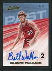 2018-19 BILL WALTON 01/25 AUTO PANINI ABSOLUTE MEMORABILIA PAST AUTOGRAPHS