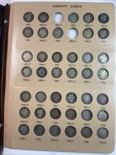 Barber Dime Complete Set With PCGS 1895-O & 1892-S