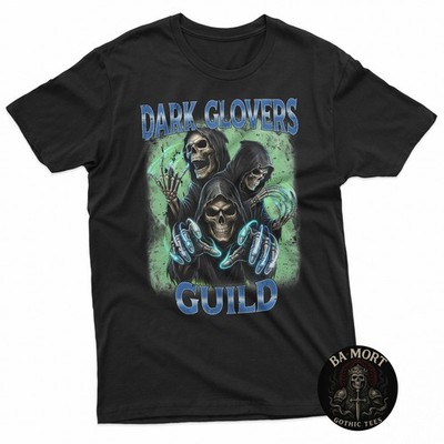 Dark Glovers T Shirt Skull Gloving Meme Graphic Tee Streetwear
