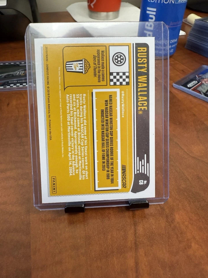 2019 Panini Donruss NASCAR - Classics Rusty Wallace #C8 Holographic - Image 2 of 2