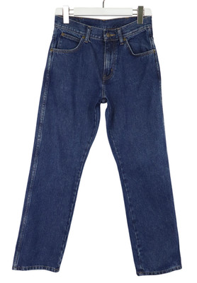 Wrangler Regular Fit Herrenjeans W30/L30 Gerades Bein Freizeit Zip Fly Blau
