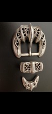 Chrome Hearts filigree belt buckle For 1.5 Inch Belt.925 Silver Good Condition