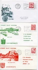 1964 CI/IOM 21/2d REGIONAL GREAT BRITAIN QE2  ILLUS. FDC x3 FDI SLOGAN PMKS VGC