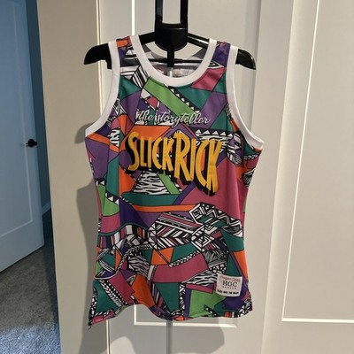 Headgear Classic Slick Rick XL Basketball Jersey Mosaic Rick the Ruler Jersey