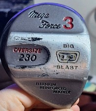 Mega Force Oversize 230 3 Wood, Big Ti Blast, R Flex Steel Shaft