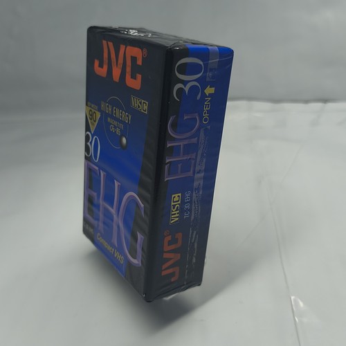 Nastro videocassetta JVC VHS C compatto 90 minuti sigillato TC-30 EHG Hi-Fi - Foto 2 di 4
