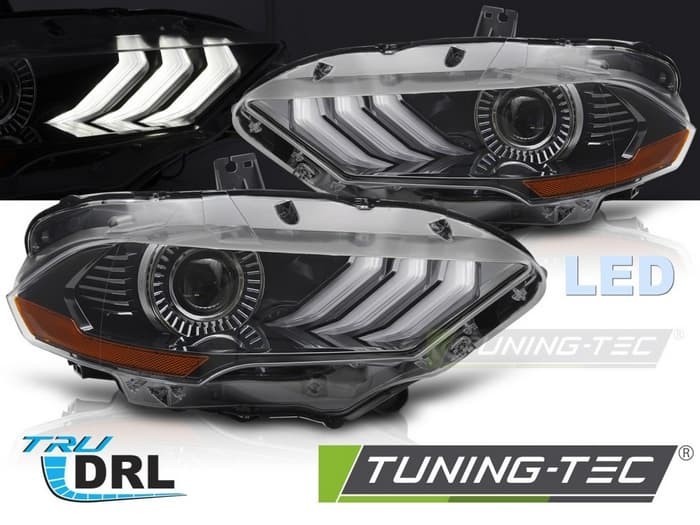 Phares avant LED DRL Ford Mustang 18-21 parfaits pour la conduite de nuit
