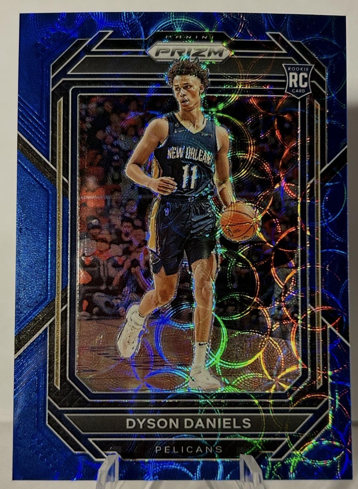 2022-23 Panini Prizm #233 Dyson Daniels Prizms Choice Blue #/49