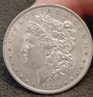 1880-O AU Silver Morgan Dollar 90$ American Coin #368