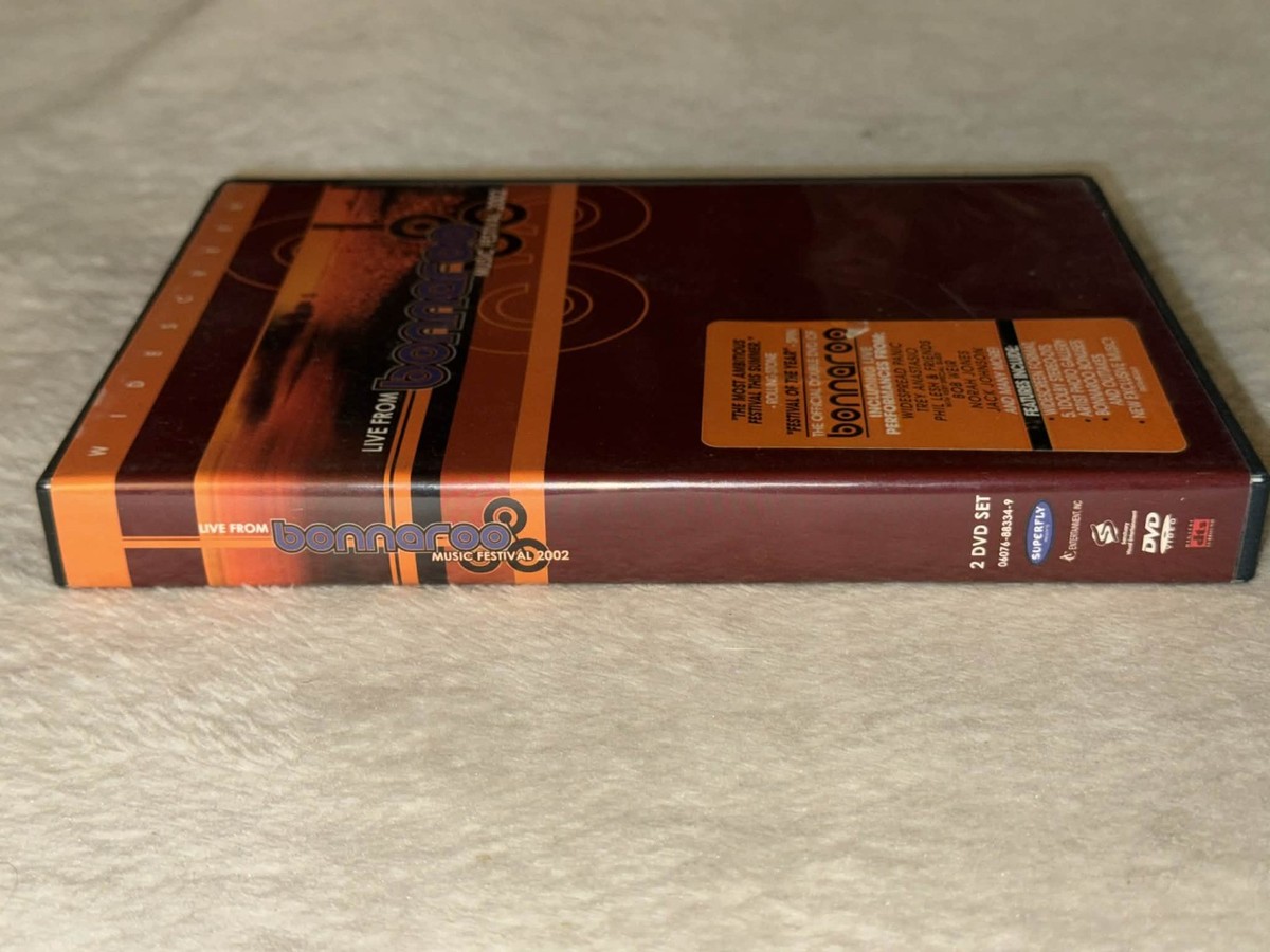 Rare 2002 2-Dvd Set LIVE FROM BONNAROO MUSIC FESTIVAL 2002