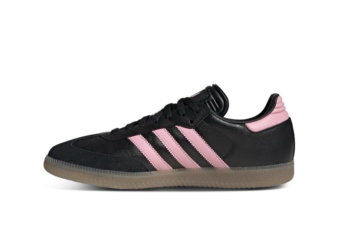 Adidas Samba Messi Men's Shoes Black/Pink/Gum Soccer Sneakers JP7845 NEW thumbnail 4