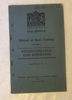 Civil Defence Reconnaissance And Reporting Nuclear War 1950