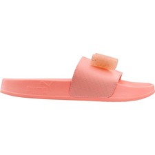 PUMA Leadcat Bow Jelly Slides Youth Girls Pink Casual Sandals 369080-02