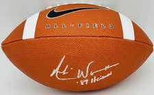 ANDRE WARE SIGNED OFFICIAL SIZE NIKE FOOTBALL HOUSTON COUGARS HEISMAN BAS K99
