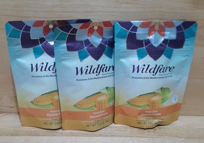 3CT:  WILDFARE Freeze-Dried SWEET CORN  Mediterranean soil/sun NO: gmo/glu/sugar