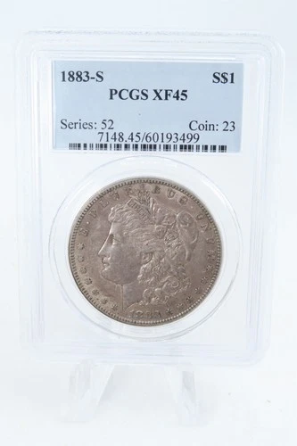 1883-S PCGS XF45 Morgan Dollar Business Strike