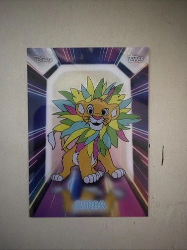 2026 Topps Disney Neon Illuminated Neon Lights #NPL-21 Simba