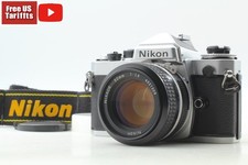  N MINT   Nikon FE Silver 35mm Film Camera Ai NIKKOR 50mm f1.4 Lens From JAPAN