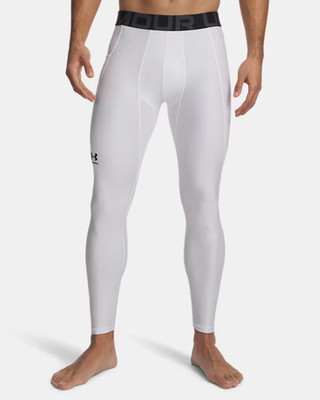 Under Armour Men's Black Leggings - 1361586 - Black/White XS-2X