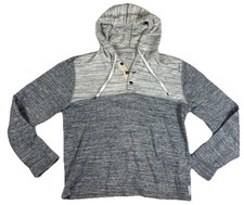 Lucky Brand Henley Hoodie Lightweight Pullove...