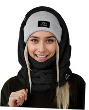 Balaclava Winter Ski Mask for Men and Women Cold Weather Fleece Medium Black