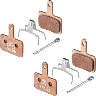 Zacro Bike Brake Pads,Bicycle Disc Pads Fit for Tektro 2 Pairs, Brown 