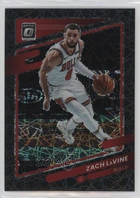 2021-22 Panini Donruss Optic Black Velocity Prizm 8/39 Zach LaVine #105 0rd2