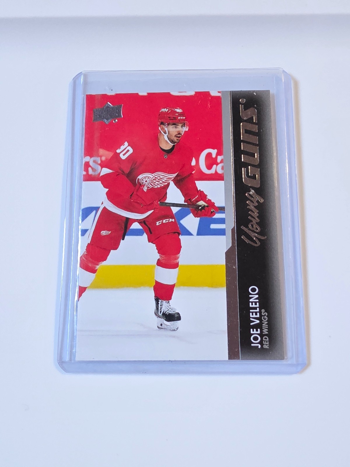 2021-22 Upper Deck Series 1 Young Guns Joe Veleno YG RC Card #212 - Red Wings