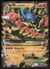 m lucario ex pokemon card Mega (Pulsing Aura 81) Pokmon ex Mega Figure Collection Lucario ex Mega Lucario ex strikes fear into opponents with its relentless attacks and the ability to share discarded Energy with your Benched Pokmon 2017 Pokemon XY Furious Fists