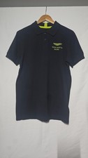Aston Martin Racing Team Travel s/s Polo Shirt 2017 Navy Men's Small BNWT