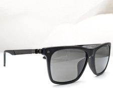 BMW Sunglasses BW0002-H 02D Matte Black Square Smoke Polarized Unisex 55mm