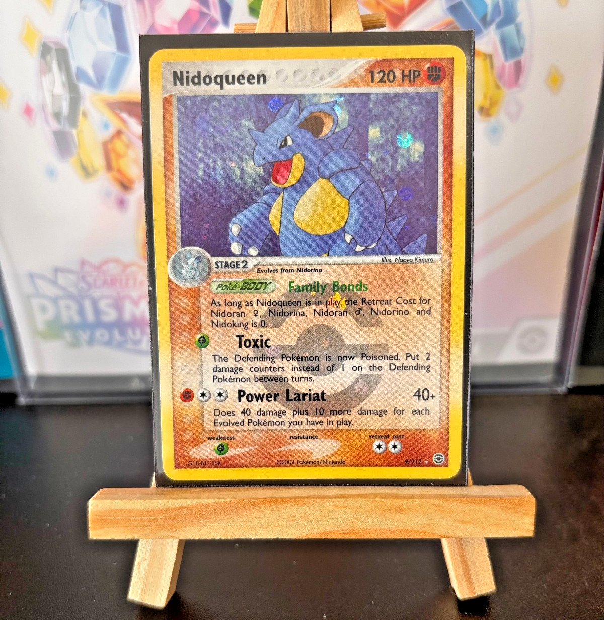 Nidoqueen 9/112 Holo Rare FireRed & LeafGreen Pokemon Reverse Holo Near Mint