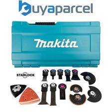 Makita Starlock Multi Tool 44 Piece Set Plunge Segment Blade Sanding Sheet DTM52