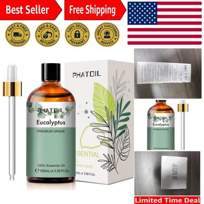 Therapeutic Grade Eucalyptus Essential Oil (3.38 Fl Oz) - Natural Mood Booster