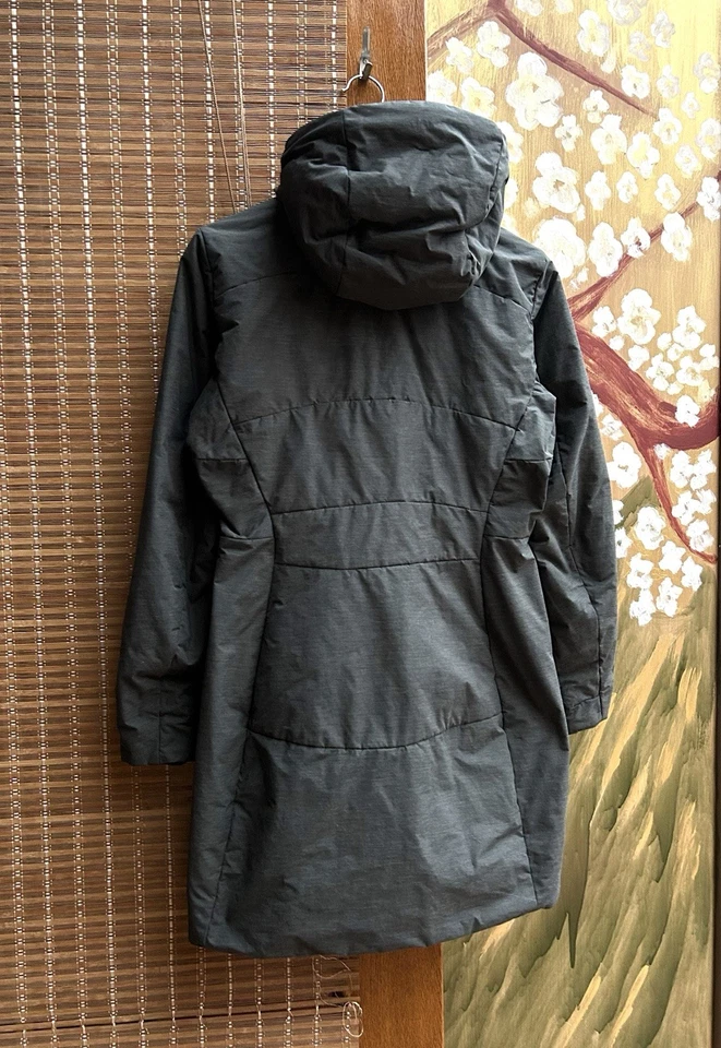 Arcteryx Darrah Gray Coat Puffer Insulated Hooded Jacket - Image 2 of 4