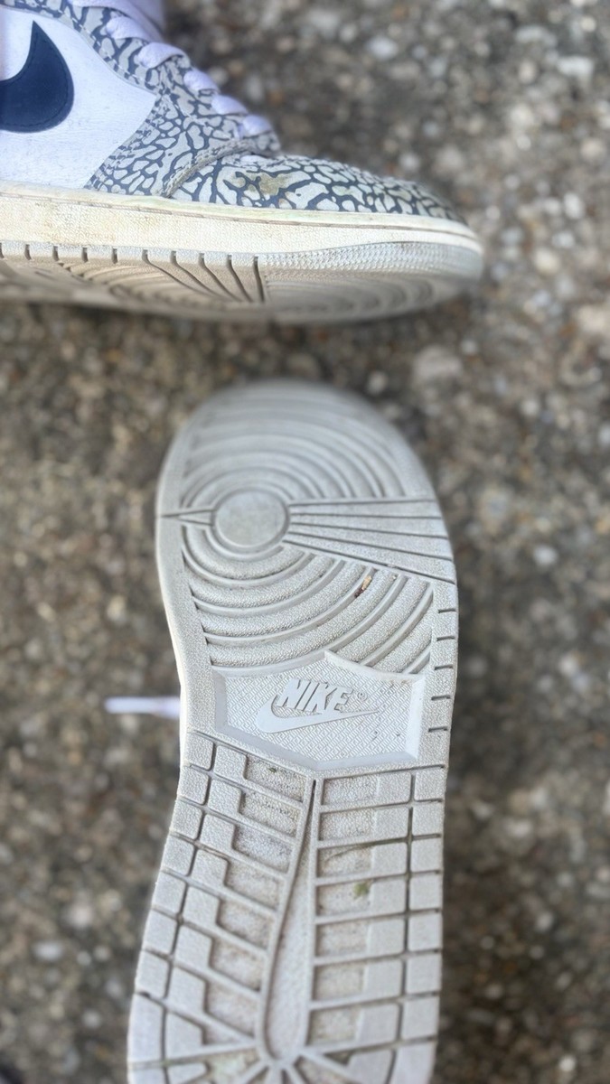 Jordan Air Jordan 1 Retro OG High White Cement Elephant Print