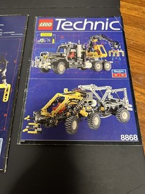 LEGO Technic Air Tech Claw Rig 8868 WITH Manual & BOX Cover - CONDITION UNKNOWN