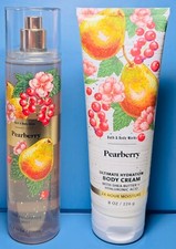 NEW PEARBERRY 2PC GIFT SET Bath Body Works SHIPS FREE