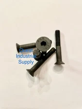 (25/PK) M6-1.00 X 50mm FLAT HEAD SOCKET CAP SCREWS GRADE 10.9 STEEL BLACK