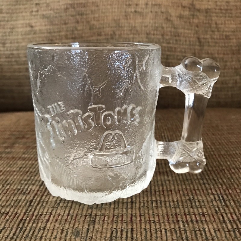 Vintage 1993 McDonalds RocDonald "The Flintstones" Pre Dawn Mug - Made In USA