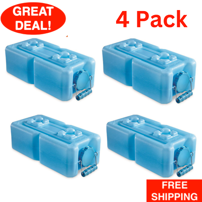 #ad #ad Portable Water Storage Container 3.5 Gallon BPA Free Stackable Durable 4 Pack $89.99