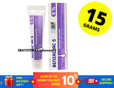BENZAC AC 5, Water Base Gel 5 Benzoyl Peroxide Acne Pimple Galderma 15g