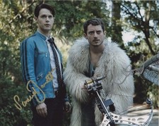 Elijah Wood Samuel Barnett Dirk Gently Autographed Signed 8x10 Photo COA #2