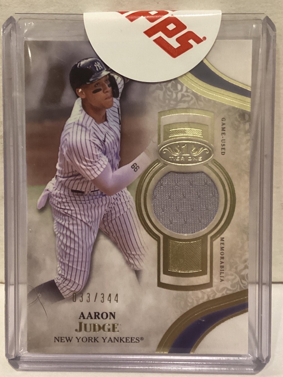 2021 Topps Tier One Game Used Jersey Relic AARON JUDGE #T1R-AJ 