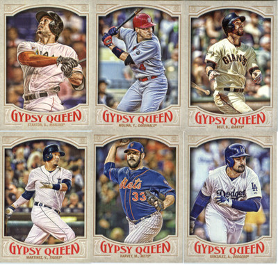 2016 Topps Gypsy Queen Baseball - Base Set Cards - Pick From Card #'s 1-150