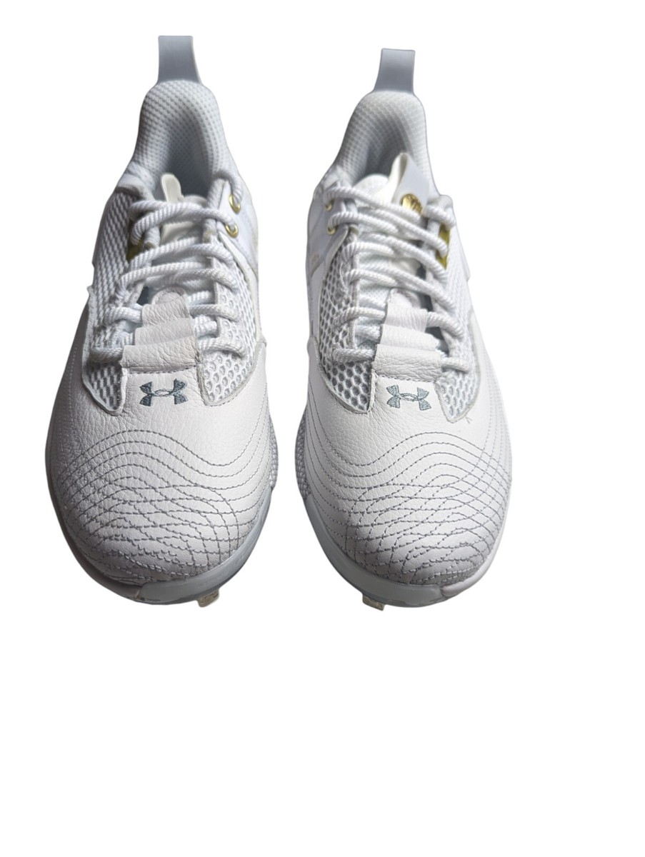 Under Armour Bryce Harper 7 Mens 3025582-100 White Gold Baseball